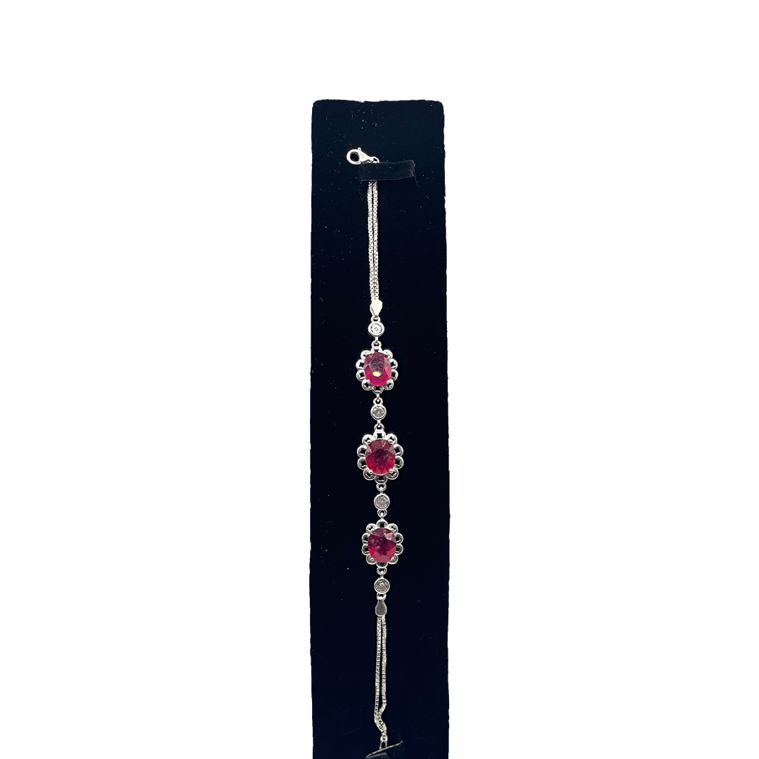 Ruby Bracelet - Daisy Floral Design