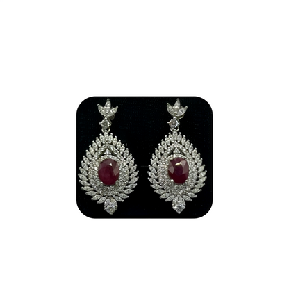 Ruby Earring - Chandelier Design