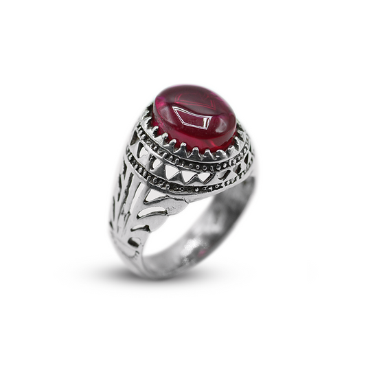 Ruby Men Ring – Persian Ring