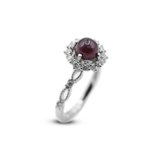 Ruby Women Ring – Bypass Design