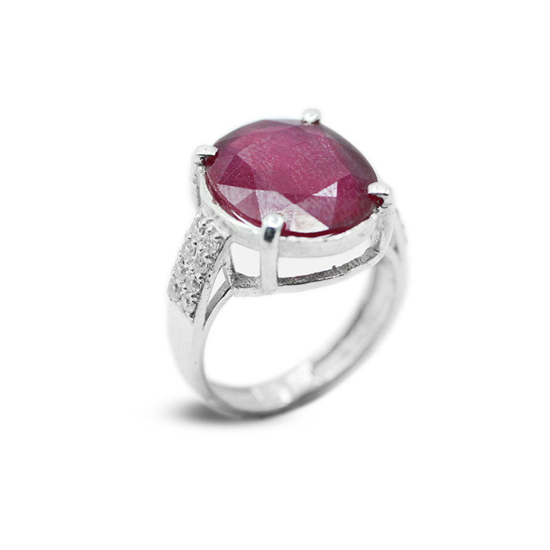 Ruby Women Ring Dot Band Design