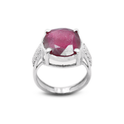 Ruby Women Ring Dot Band Design