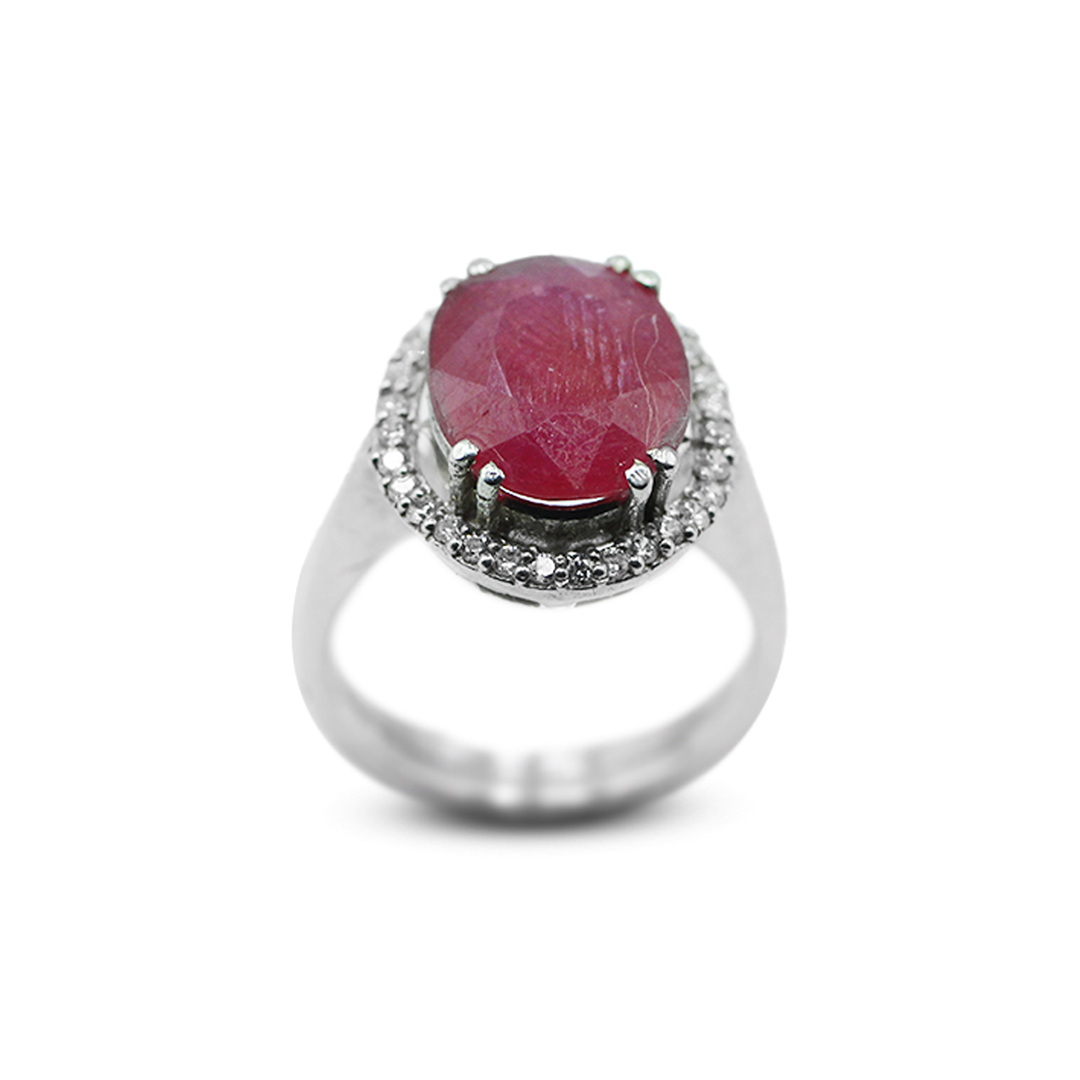 Ruby Women Ring – Triple Band Design