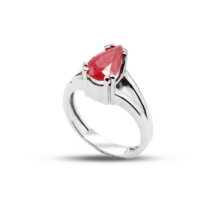 Ruby Women Ring – Pearl Cup