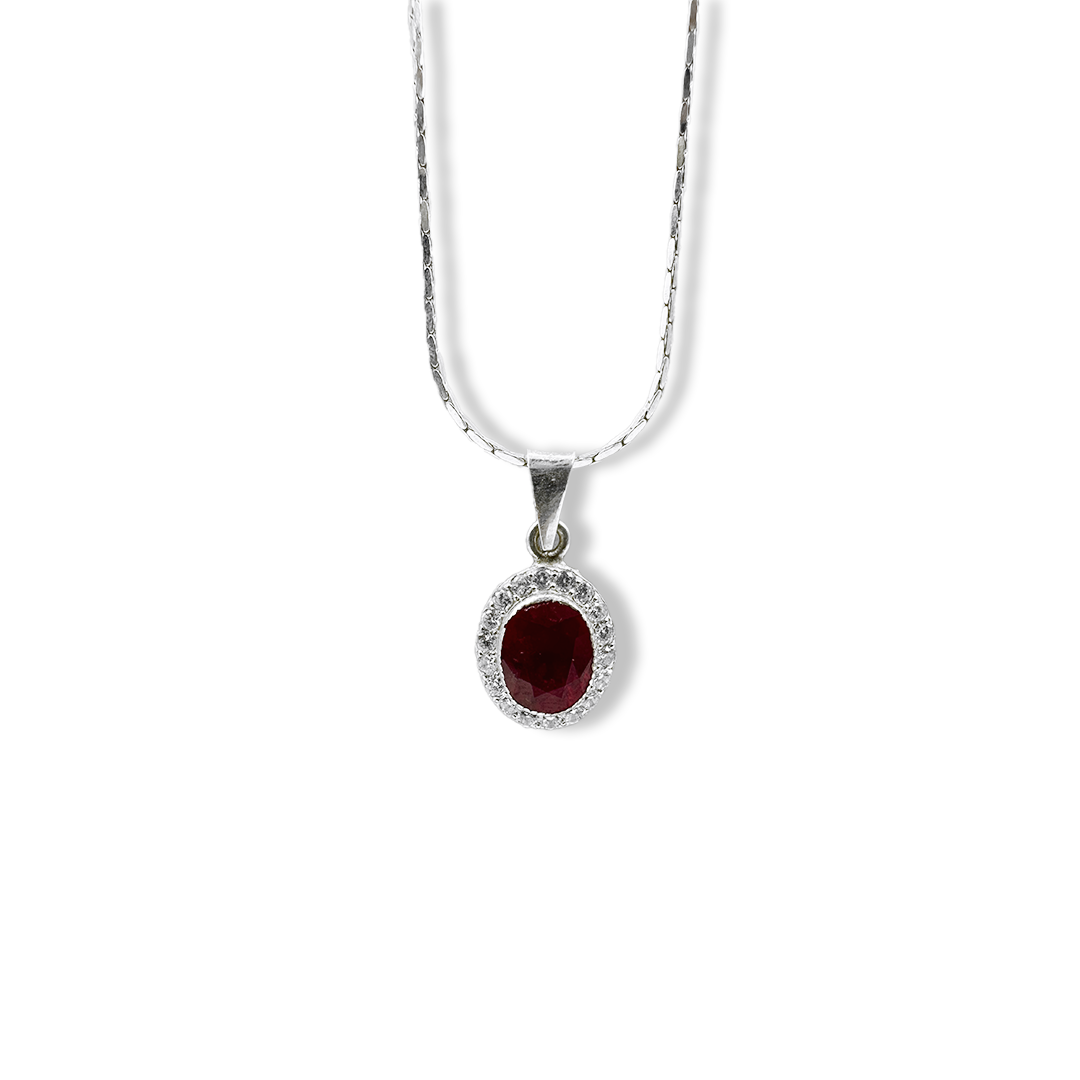 Ruby Pendant - Halo Ban Design