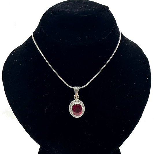 Ruby Pendant - Halo Ban Design