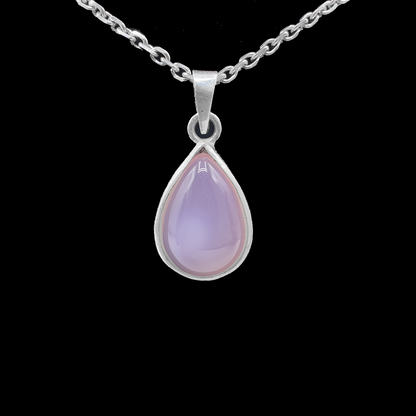 Rose Quartz Pendant - Raddiant Drop