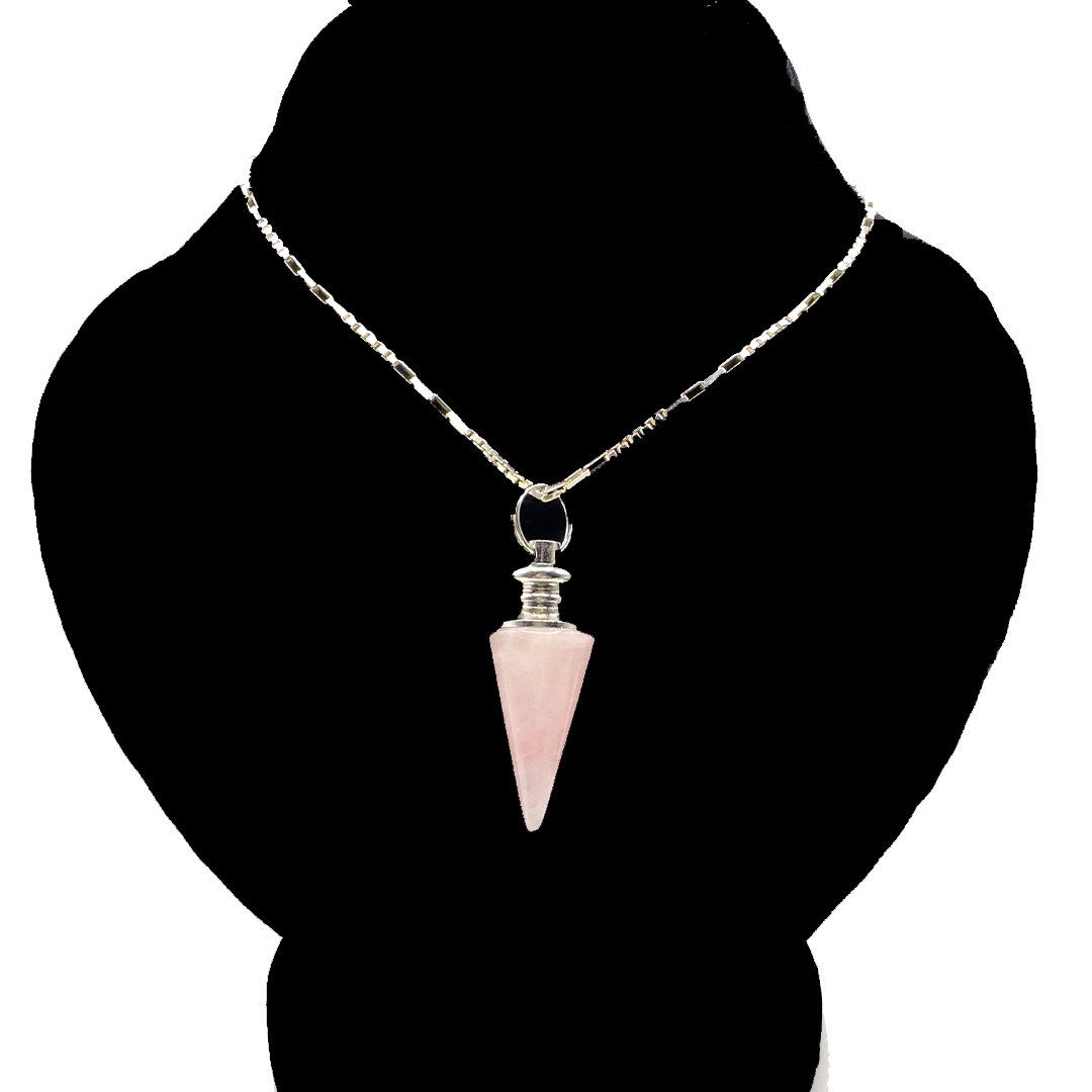 Rose Quartz Pendant - Lock Up