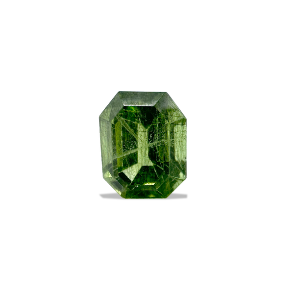 Lab Certified Rutile Peridot -  11.05 crt