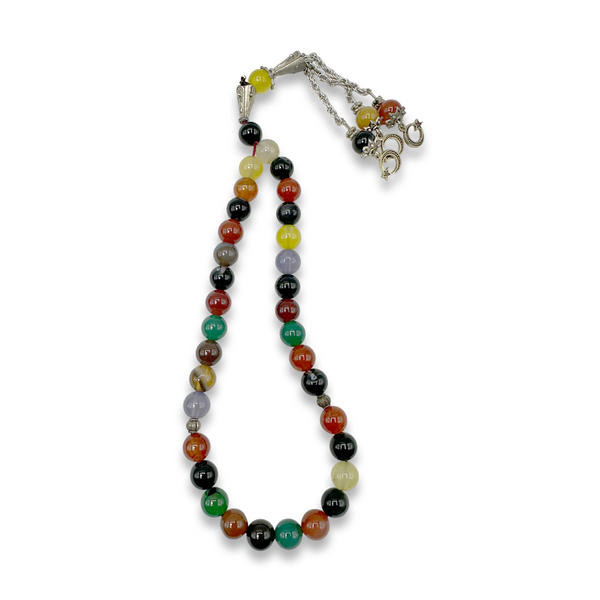 Multi Agate Tasbih