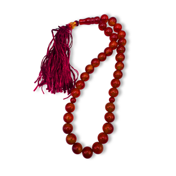 Red Agate Tasbih