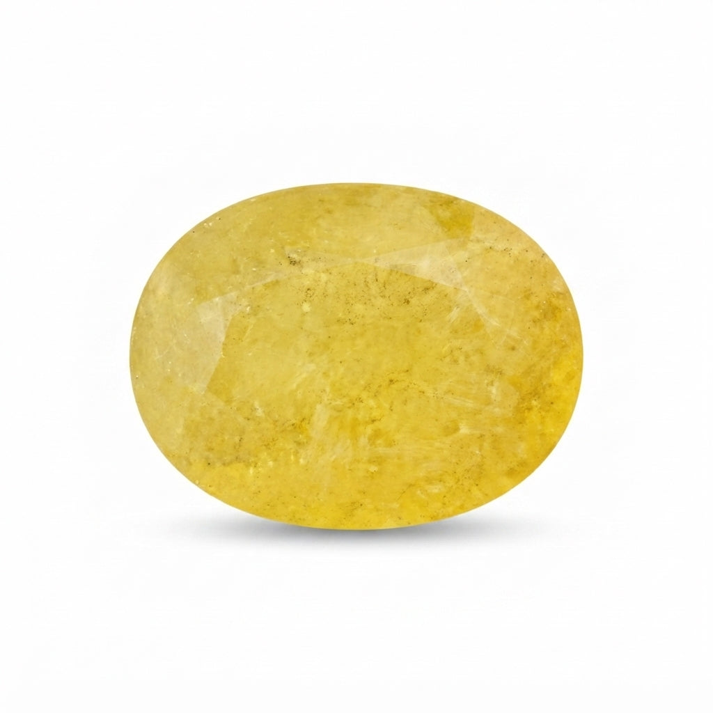 Lab Certified Yellow Sapphire - 6.6 crt