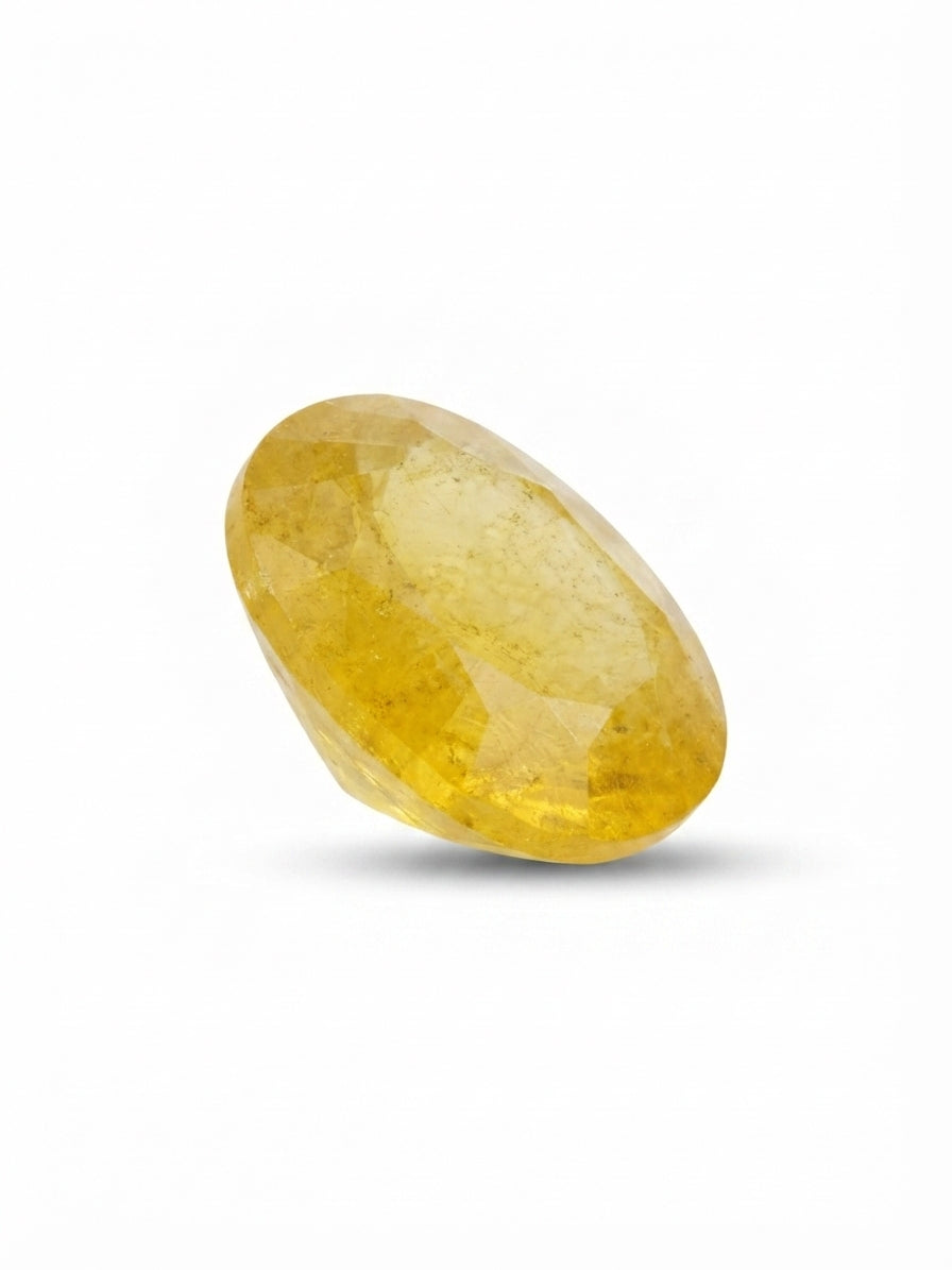 Lab Certified Yellow Sapphire - 6.6 crt