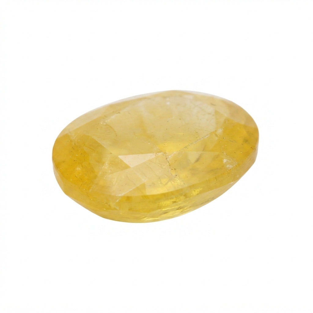 Lab Certified Yellow Sapphire - 6.6 crt