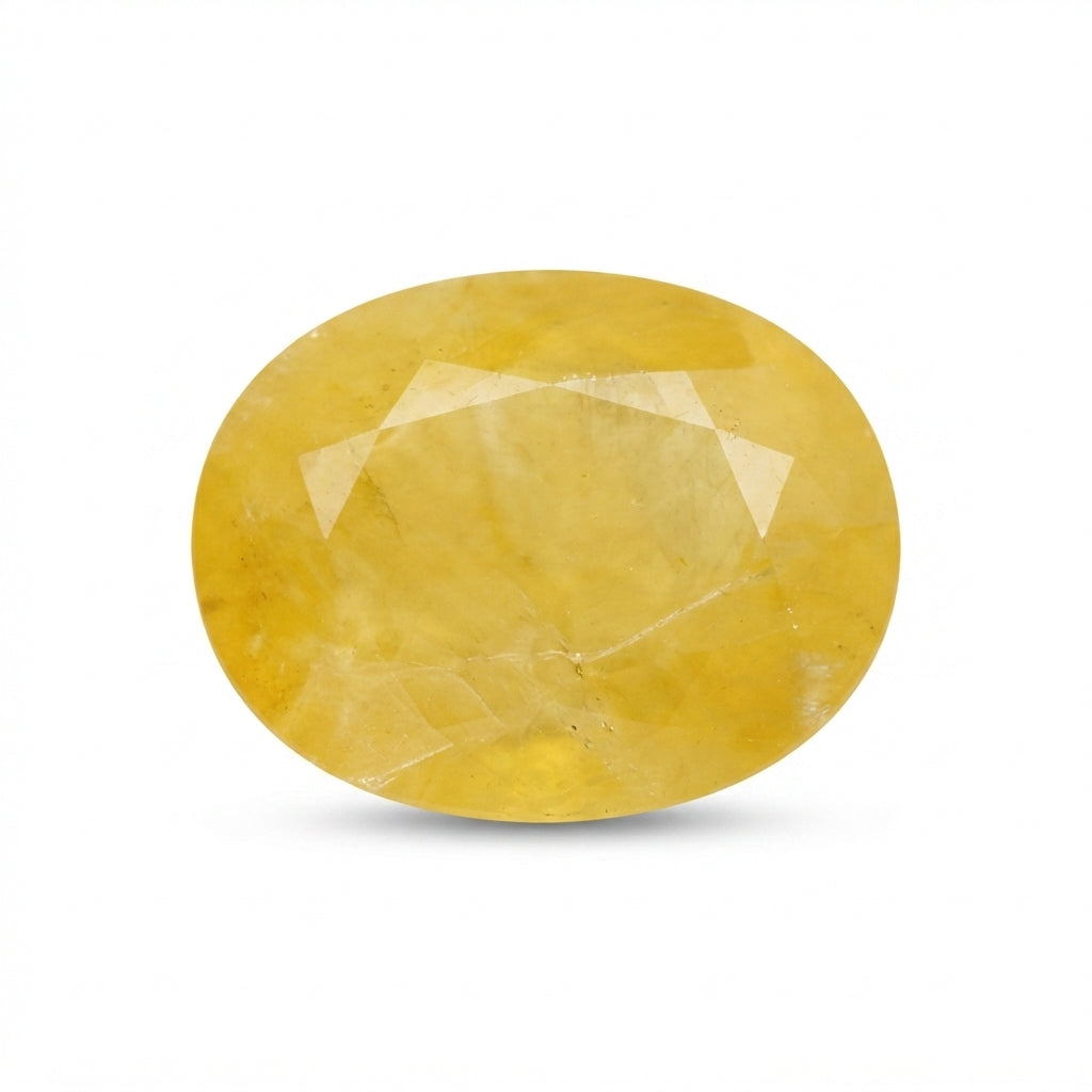 Lab Certified Yellow Sapphire - 6.6 crt