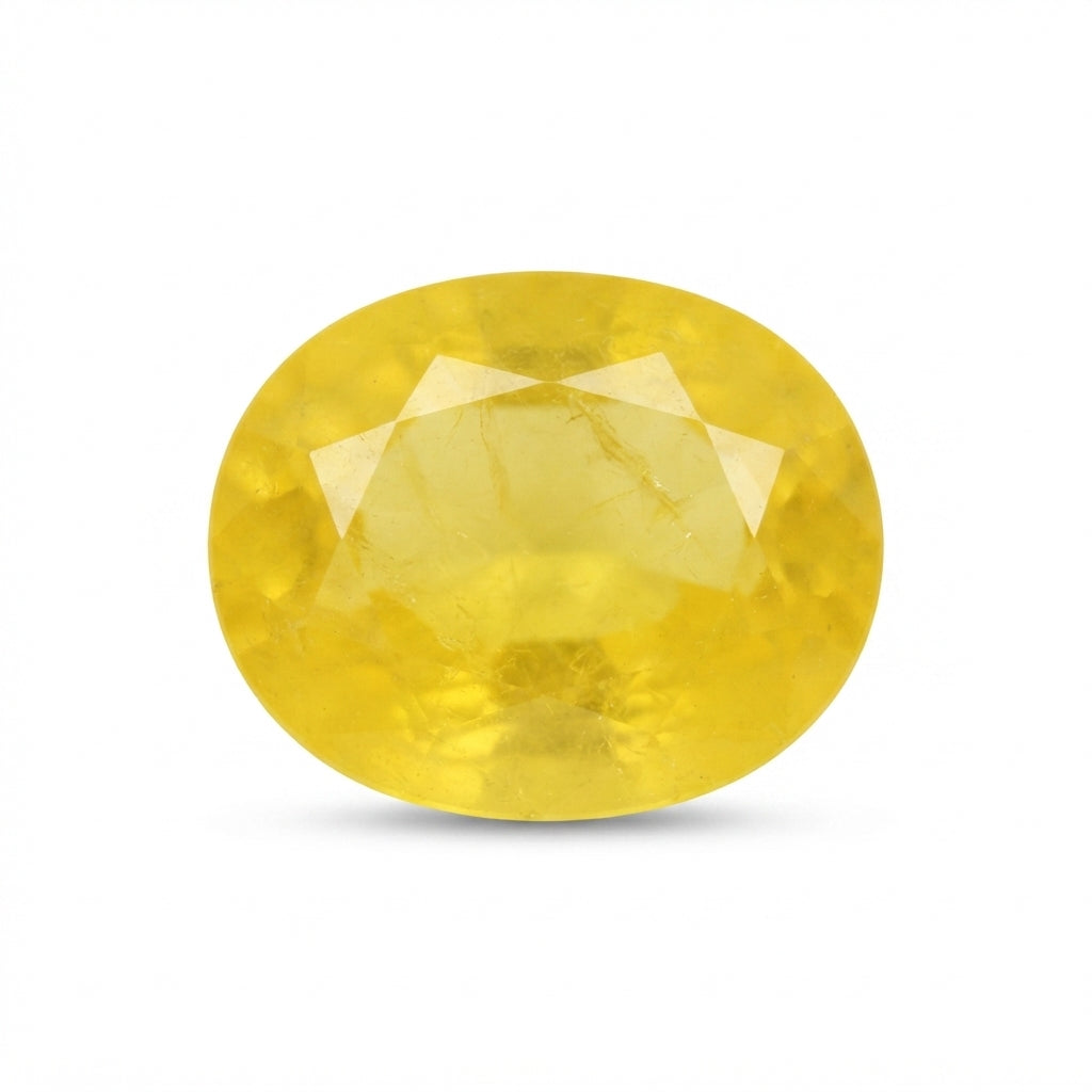 Lab Certified Yellow Sapphire - 5.2 crt