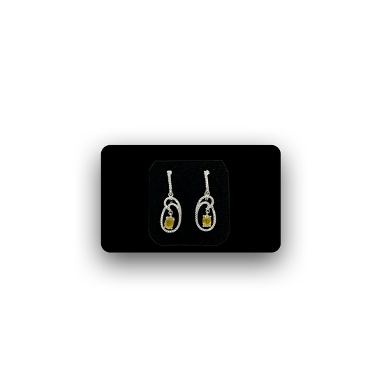 Yellow Sapphire Earrings - Ear bells