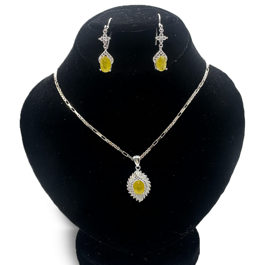 Yellow Sapphire - Halo Design Set