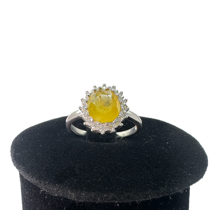 Yellow Sapphire - Halo Design Set