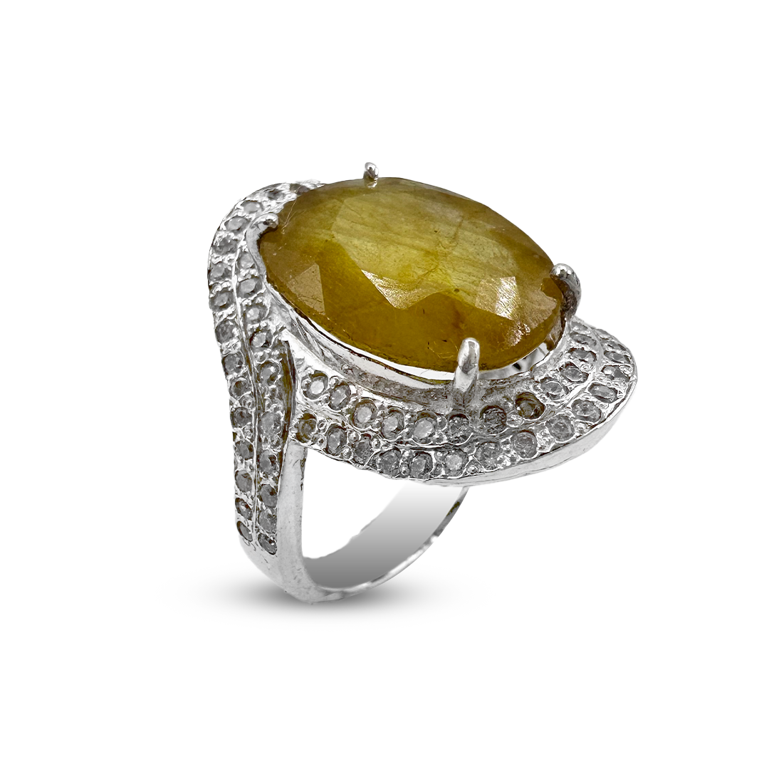 yellow-sapphire-women-ring-zircon-bypass-design-1