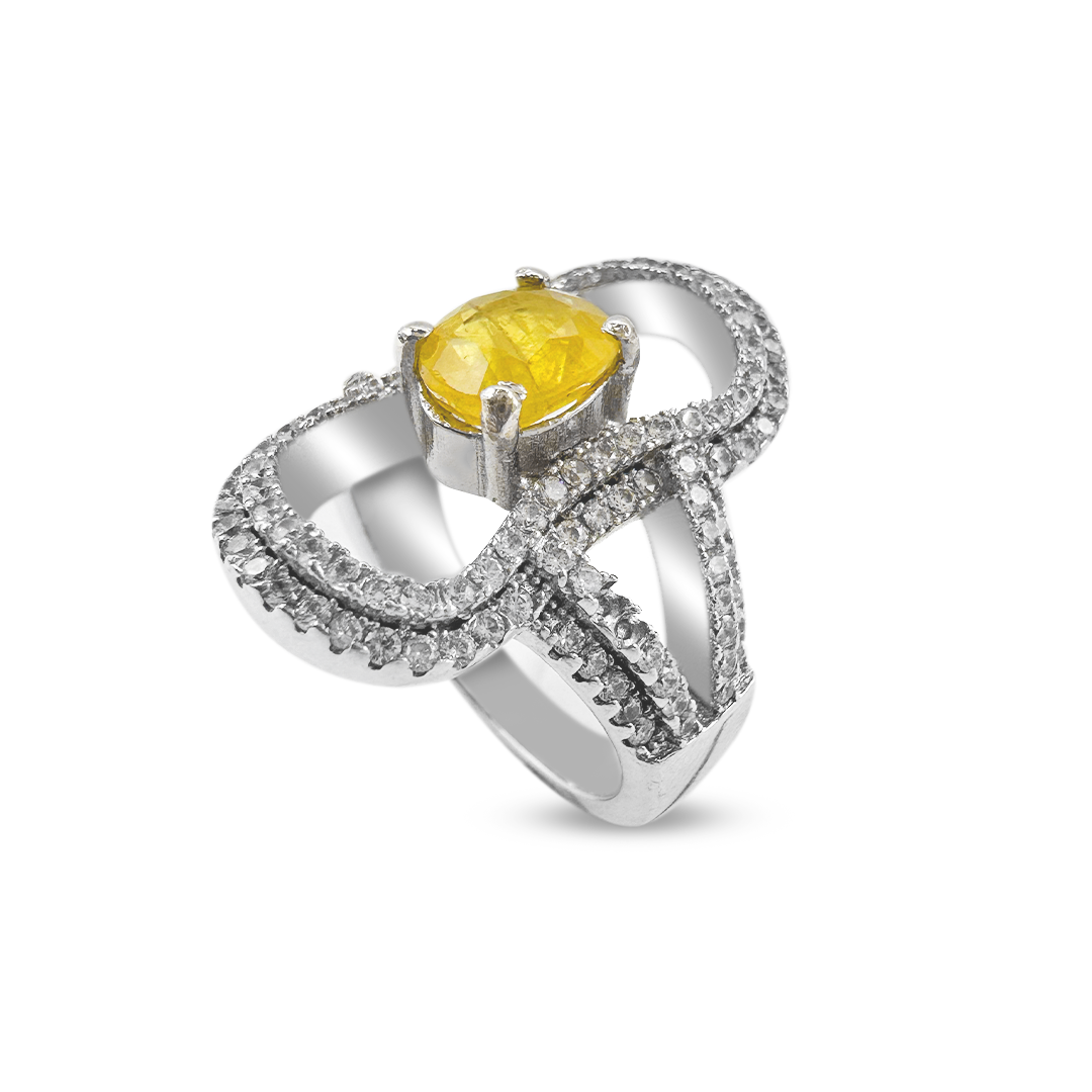 yellow-sapphire-women-ring-zircon-tie-design-3