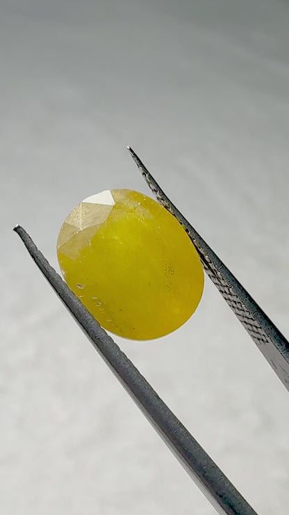 Lab Certified Yellow Sapphire - 7.4 crt