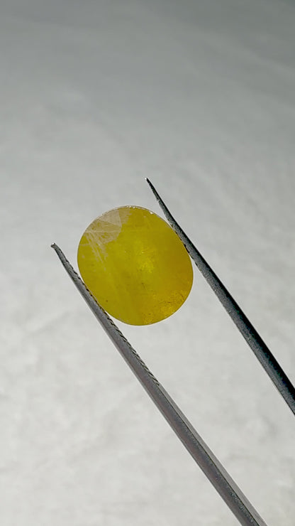 Lab Certified Yellow Sapphire - 6.3 crt