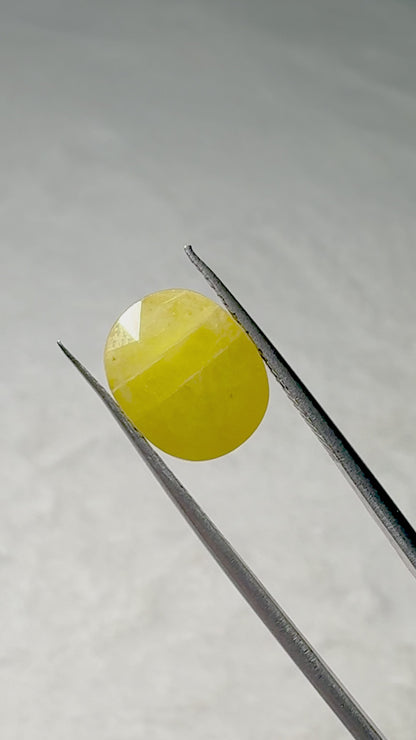 Lab Certified Yellow Sapphire - 7.5 crt