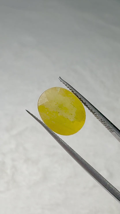 Lab Certified Yellow Sapphire - 6.2 crt