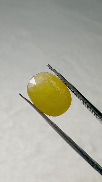 Lab Certified Yellow Sapphire - 5.2 crt