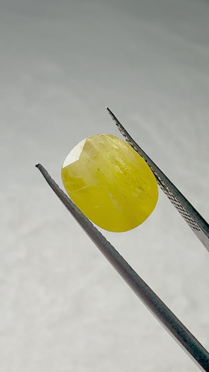 Lab Certified Yellow Sapphire - 6.4 crt
