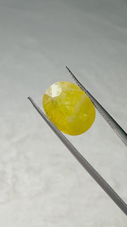 Lab Certified Yellow Sapphire - 8.8 crt