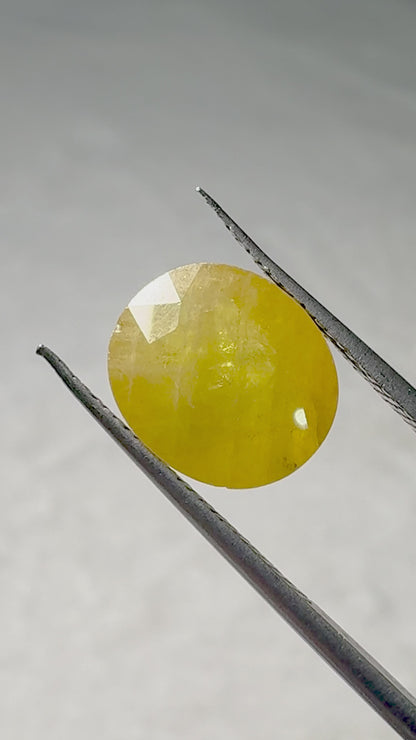 Lab Certified Yellow Sapphire - 6.5 crt
