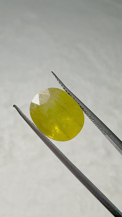 Lab Certified Yellow Sapphire - 7.4 crt